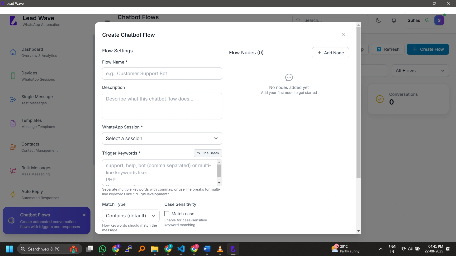 Build automated conversations that guide users toward action.