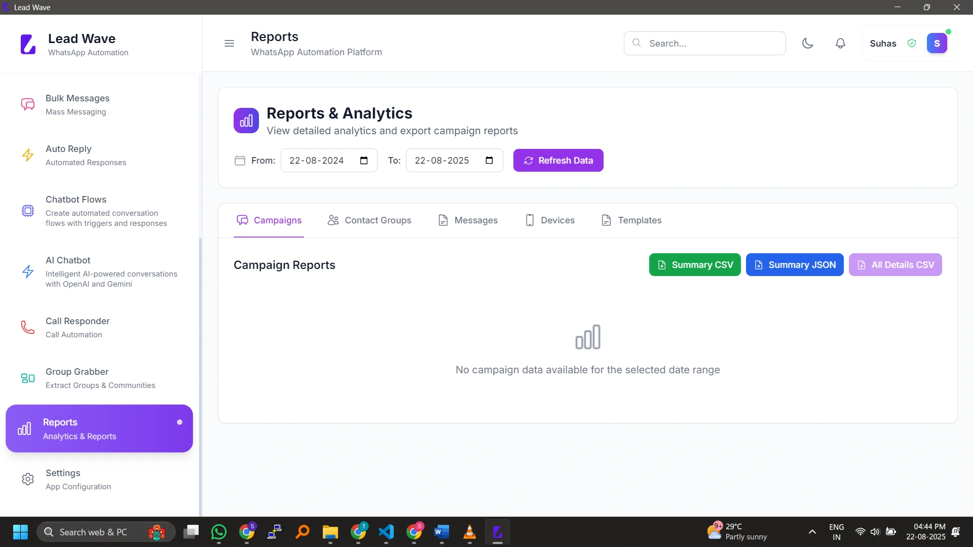 Track performance, analyze campaigns, and scale what works.